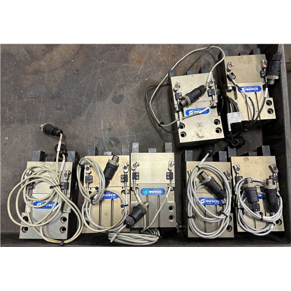 Lot of (7) Schunk #GWB 80 Grippers