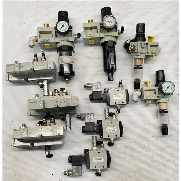 Lot of (10) Numatics Valve/Filter Items