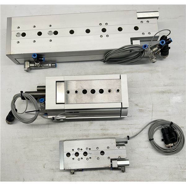 Lot of (3) Festo Cylinders #STL-25-200-P-A / #DGSL-25-50-PA / #STL-16-80-P-A