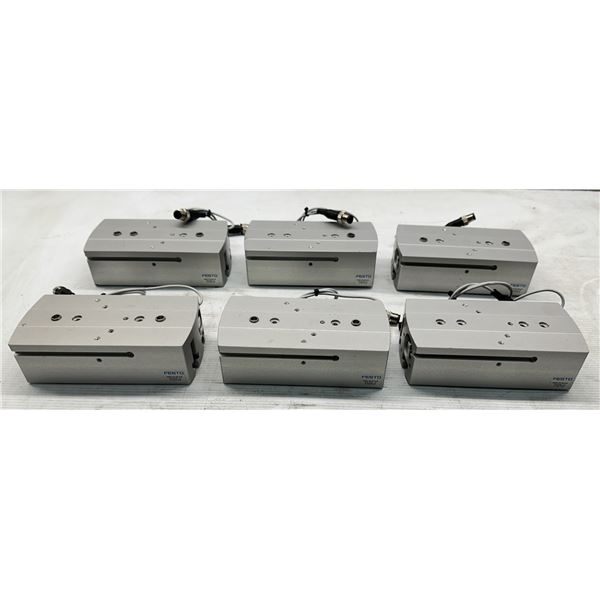 Lot of (6) Festo #HGPL-25-60-A-B Cylinders