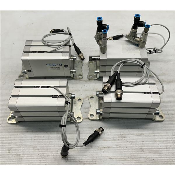 Lot of (4) Festo #ADN-50-60-I-P-A Cylinders