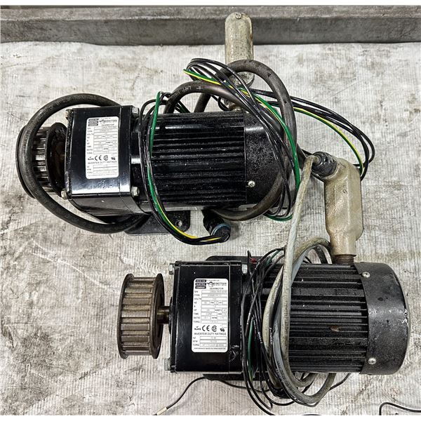 (2) 3/8 HP Bodine Electric #42R6BFPP-F2 Gear Motors