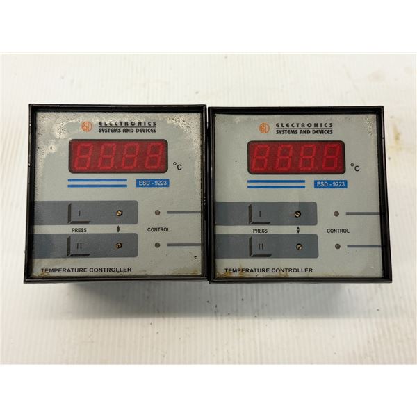 (2) Electronics Systems & Devices #ESD-9223 Temperature Controllers