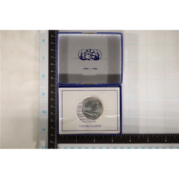 1986-D US UNC STATUE OF LIBERTY HALF DOLLAR