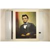 Image 1 : 13 3/4" X 11" PICTURE OF ABRAHAM LINCOLN UNFRAMED