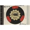 Image 1 : $100 HILTON INTERNATIONAL CASINO CHIP MAYAQUEZ
