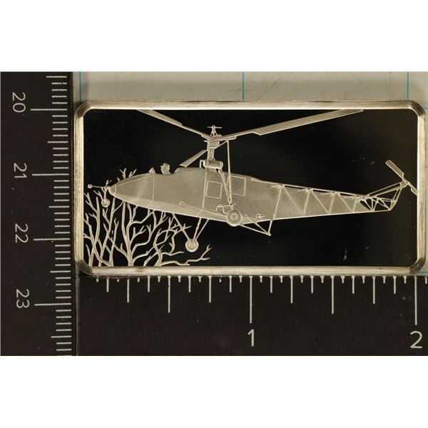.94 TROY OZ. PROOF STERLING SILVER HELICOPTER