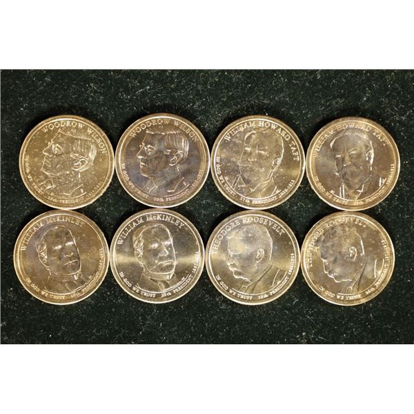 8-2013 PRESIDENTIAL DOLLARS. P & D OF MCKINLEY,