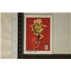 Image 1 : GIL ELVGREN ARTIST PINUP CARD WITH 1 GRAM VALCAMBI