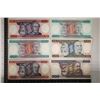 Image 1 : 6 BRAZIL CRISP AU / UNC BILLS: 2-100 CRUZEIROS,