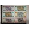 Image 2 : 6 BRAZIL CRISP AU / UNC BILLS: 2-100 CRUZEIROS,