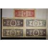 Image 2 : 5-ECUDOR BILLS: 1977-5 SUCRES, 1986-100 SUCRES,