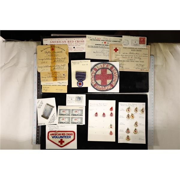 LOT OF ASSORTED AMERICAN RED CROSS COLLECTIBLES