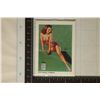 Image 1 : EARL MORAN PIN UP CARD WITH 1 GRAM VALCAMBI .999