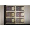 Image 2 : 6-INDIA ONE RUPEE BILLS: 1 NO DATE, 1968, 1972,