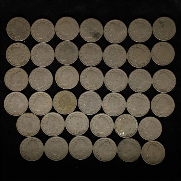 17-1902 & 23-1903 LIBERTY "V" NICKELS