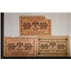 Image 1 : 3-1918 RUSSIA BILLS: 2-10 RUBLE & 1-25 RUBLE. A 10