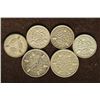 Image 1 : 6-SILVER GREAT BRITAIN COINS: 1930, 1934, 1935 &