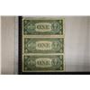 Image 2 : 1935-E, 35-F & 35-H US $1 STAR NOTE SILVER CERTS