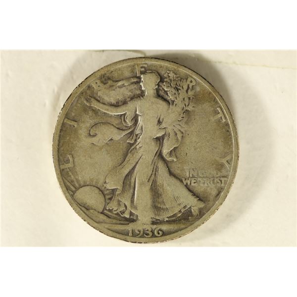 1936-S SILVER WALKING LIBERTY HALF DOLLAR