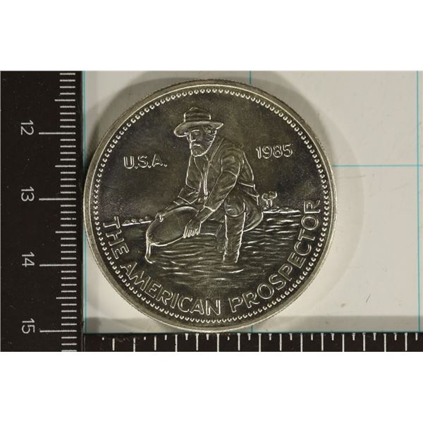 1985 1 TROY OZ .999 FINE SILVER ENGELHARD