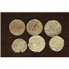 Image 1 : 6 SILVER DIME SIZED OTTOMAN EMPIRE PARA COINS:
