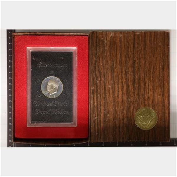 1972 IKE SILVER DOLLAR (BROWN PACK)