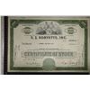 Image 4 : 4-VINTAGE US STOCK CERTIFICATES: E.J. KORVETTE,