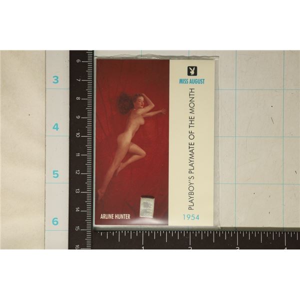 1954 PLAYMATE OF THE MONTH ARLINE HUNTER WITH