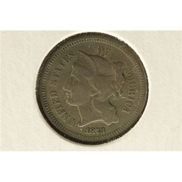 1873 THREE CENT PIECE (NICKEL)
