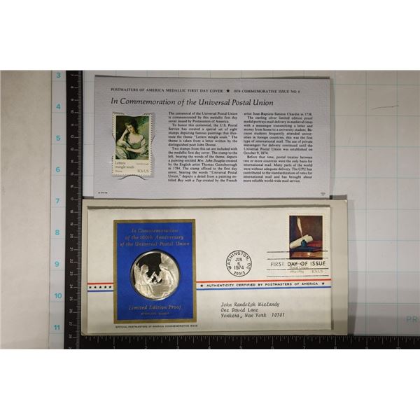 .8 0Z. PF STERLING SILVER ROUND IN FDC 100TH