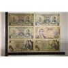 Image 1 : 6-COLUMBIA BILLS: 1959-1 PESO, 2-1961-1 PESOS,