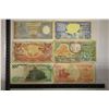 Image 1 : 6-INDONESIA BILLS: CU 5 RUPIAH, 1963-10 RUPIAH CU,