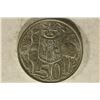 Image 1 : 1966 AUSTRALIA UNC SILVER 50 CENTS .3416 OZ. ASW