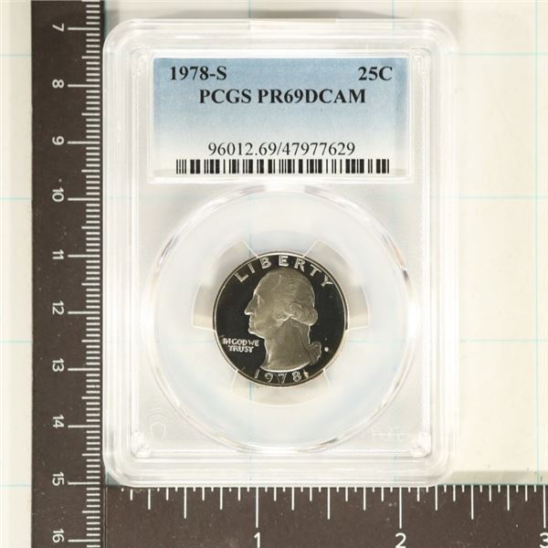 1978-S WASHINGTON QUARTER PCGS PR69 DCAM