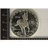 Image 2 : 1 TROY OZ .999 FINE SILVER 2014 YEAR OF THE HORSE