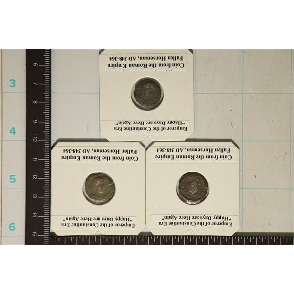 3-EMPEROR OF THE CONSTANTINE ERA "HAPPY DAYS