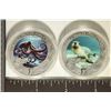 Image 1 : 2-PF UNDERWATER WORLD TREASURE ANIMALS SILVER