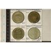 Image 1 : 4-METAL $1 CASINO TOKENS: CITIES OF GOLD CASINO