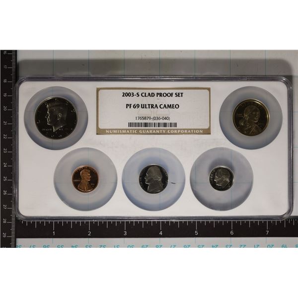 2003-S US PROOF SET NGC PF69 ULTRA CAMEO