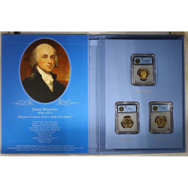 2007-P/D/S JAMES MADISON PRESIDENTIAL DOLLARS