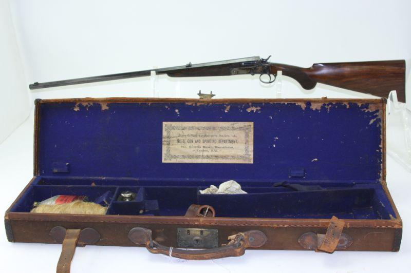 Army and Navy .300 Rook Rifle with Case