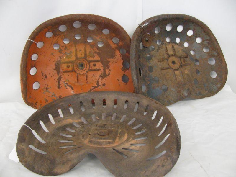 3 Old Tractor Seats