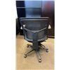 Image 3 : MESH BACK PADDED BLACK ADJUSTABLE MOBILE OFFICE CHAIR