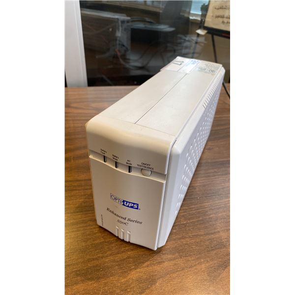 OPTI-UPS ES550C ENHANCED SERIES 6 OUTLET POWER SUPPLY
