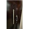 Image 3 : DARK WOOD LOCKING CLOSET CABINET APPROX 24"W X 17.5"D X 76"H * HAS KEYS*