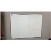 Image 3 : DARK WOOD BOOKSHELF, 4 CUBBY STORAGE SHELF, BLACK METAL 3 DRAWER SMALL FILING CABINET & WHITEBOARD