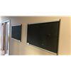 Image 1 : PAIR OF QUARTET BLACK EMBOSSED FOAM BULLETIN BOARDS & 4 ASSORTED FRAMED ART PRINTS
