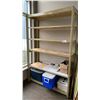 Image 4 : 6 TIER SHELF RACKING UNIT *CONTENTS INCLUDED* & PADDED ROOM DIVIDER