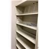 Image 3 : HON APPROX 36"W X 14"D X 76"H BEIGE METAL OFFICE STORAGE SHELVING UNIT WITH METAL FILING DIVIDERS